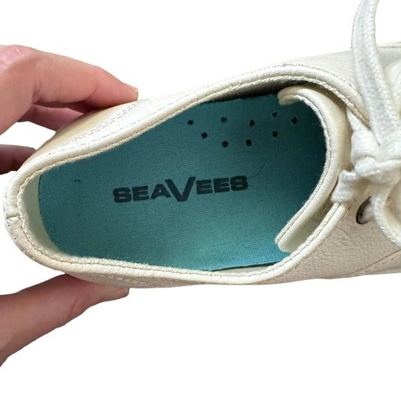 SEAVEES Bleach Legend Tumbled Leather Ladies Sneaker, 5 - Picture 4 of 10